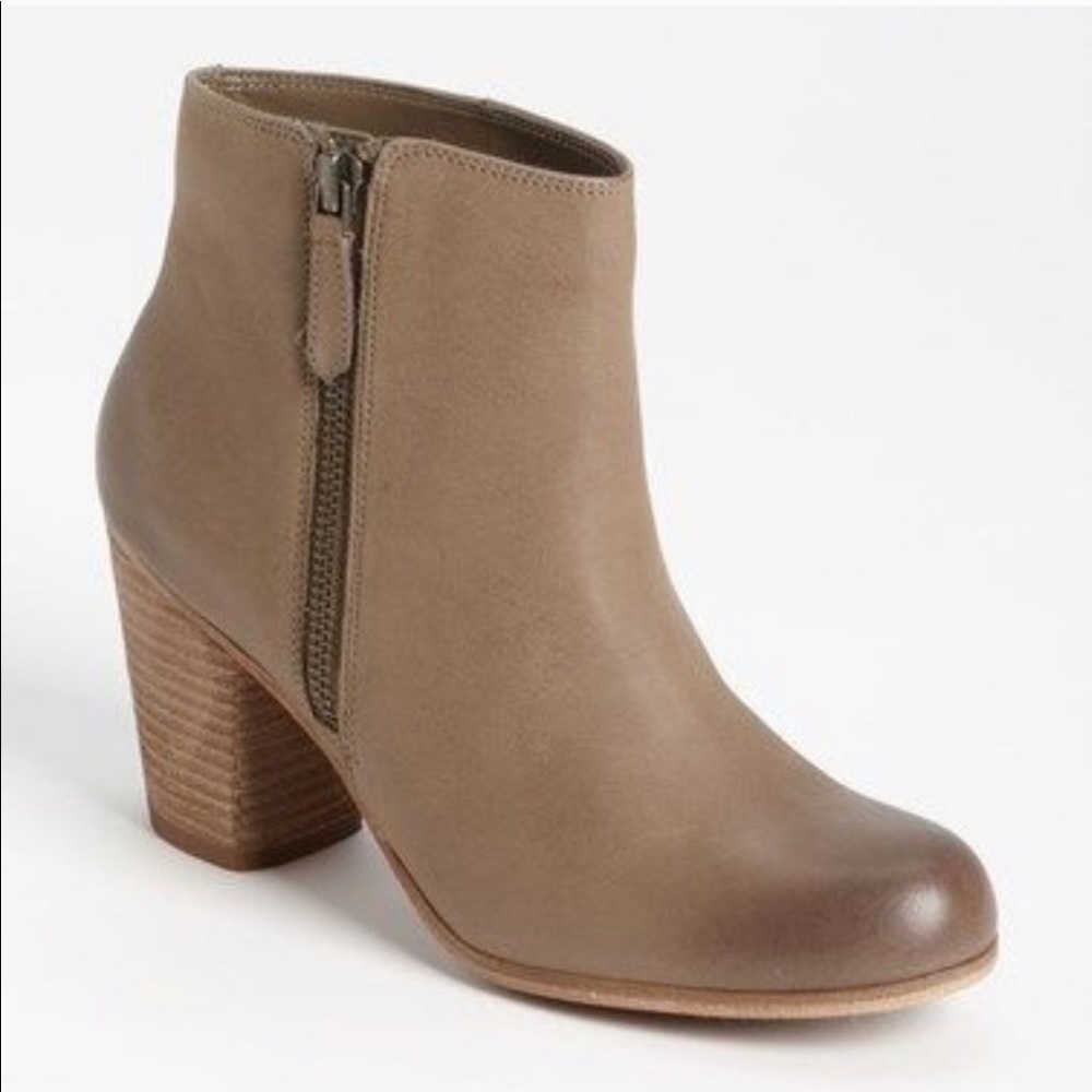 Nordstrom BP Taupe Trolley Booties